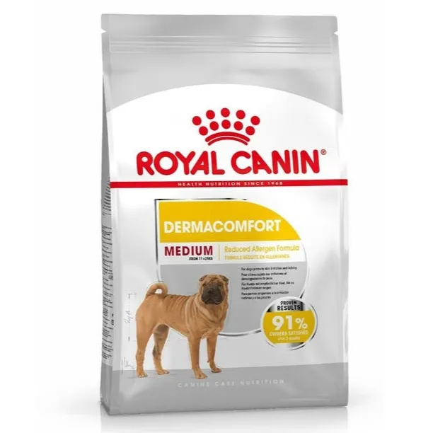 غذای خشک سگ مدیوم درماکامفورت رویال کنین